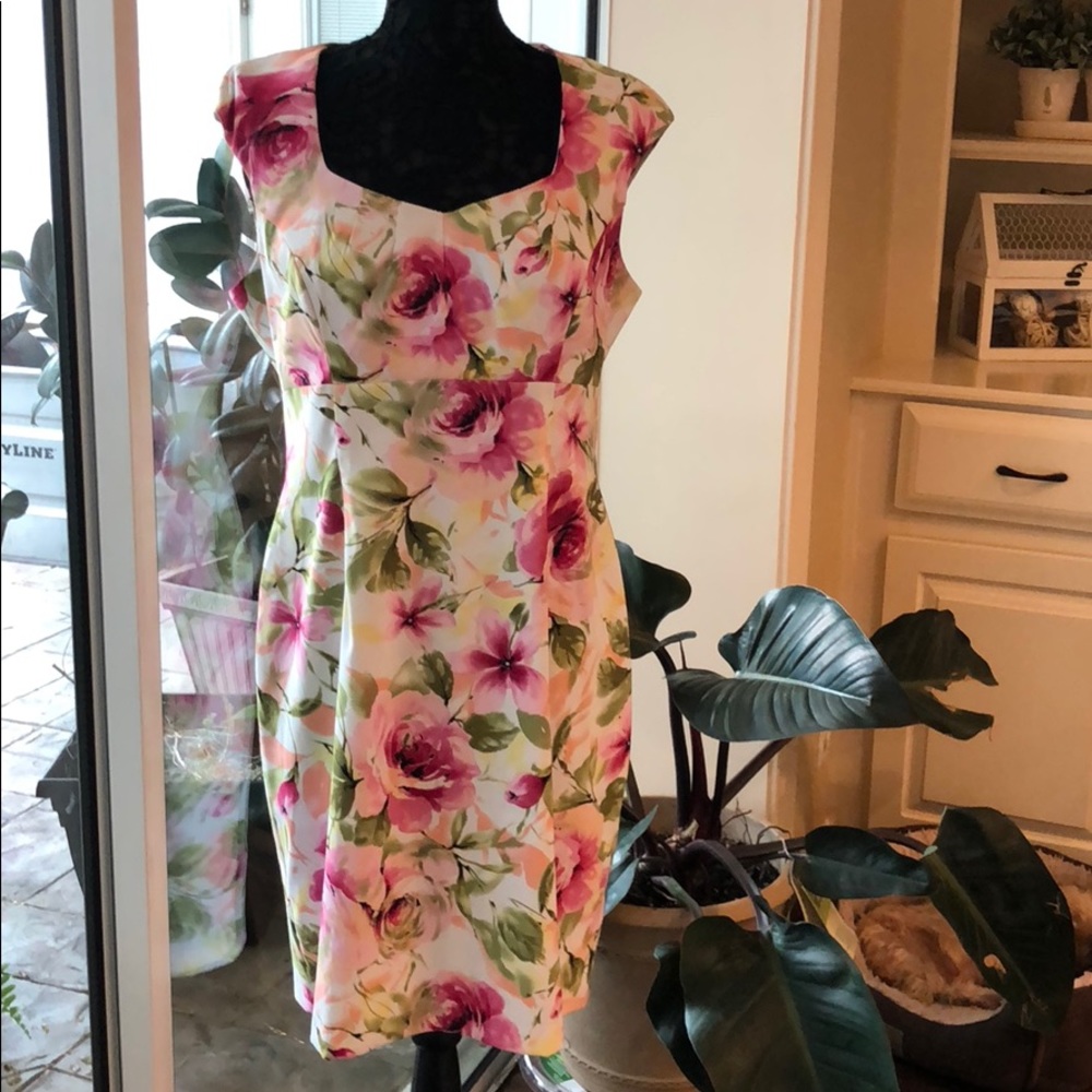 Floral “Connected” Dress-16